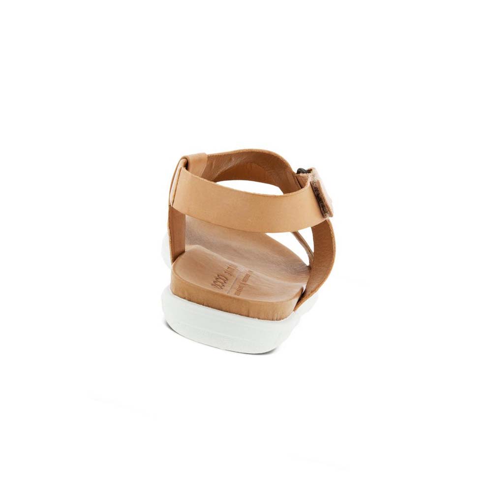 Ecco Simpil Flate Sandaler Dame Brune | NO 192EBC